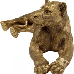 KARE Design Decofiguur Leeuw Goud 113cm Shop