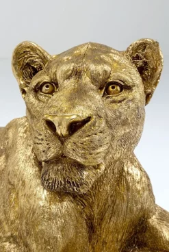 KARE Design Decofiguur Leeuw Goud 113cm Shop