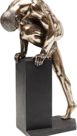 KARE Design Decofiguur Nude Man Stand Brons 35cm Fashion