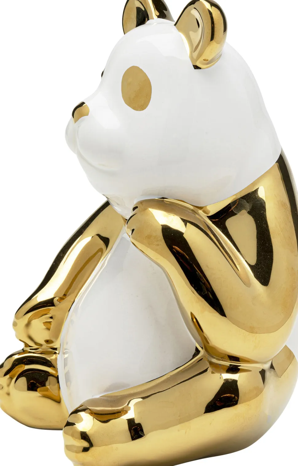 KARE Design Decofiguur Panda Gold 19cm Store