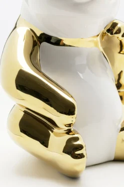 KARE Design Decofiguur Panda Gold 19cm Store