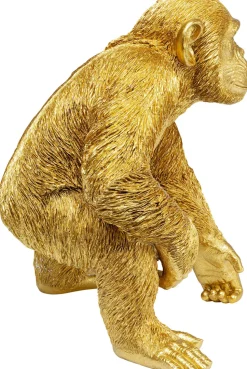 KARE Design Decofiguur Playing Ape Goud 50cm Flash Sale