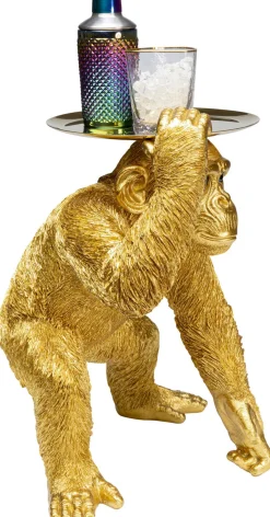 KARE Design Decofiguur Playing Chimp Butler Gold 52cm Cheap
