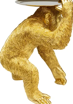KARE Design Decofiguur Playing Chimp Butler Gold 52cm Cheap