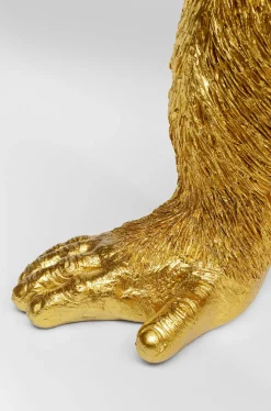 KARE Design Decofiguur Playing Chimp Butler Gold 52cm Cheap