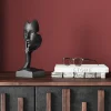 KARE Design Decofiguur Quiet Face Black 31cm Sale