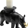 KARE Design Decofiguur Rhino Black 41cm Store