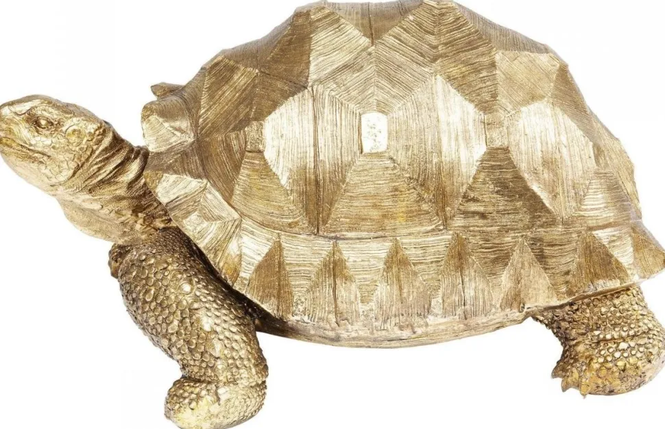 KARE Design Decofiguur Schildpad Goud Medium Flash Sale