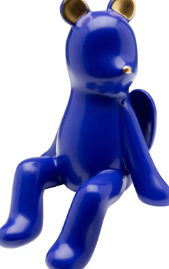 KARE Design Decofiguur Sitting Bear Blue 20cm Store