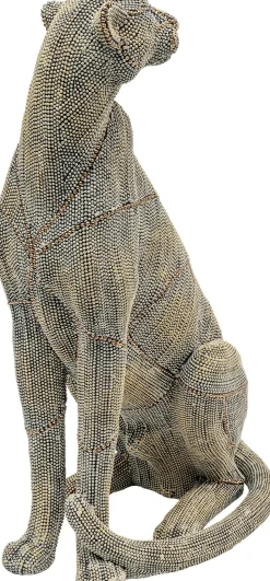 KARE Design Decofiguur Sitting Leopard Pearls 42cm Shop
