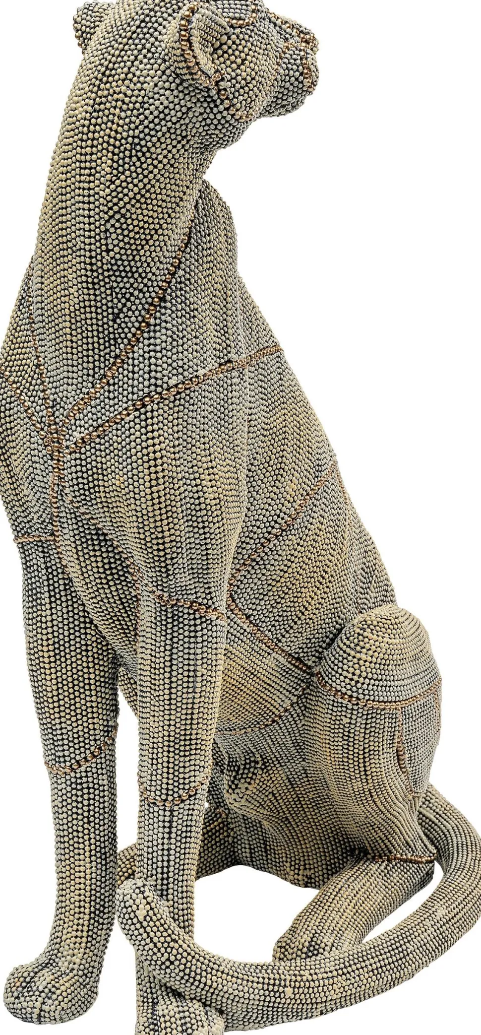 KARE Design Decofiguur Sitting Leopard Pearls 42cm Shop