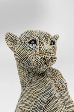 KARE Design Decofiguur Sitting Leopard Pearls 42cm Shop
