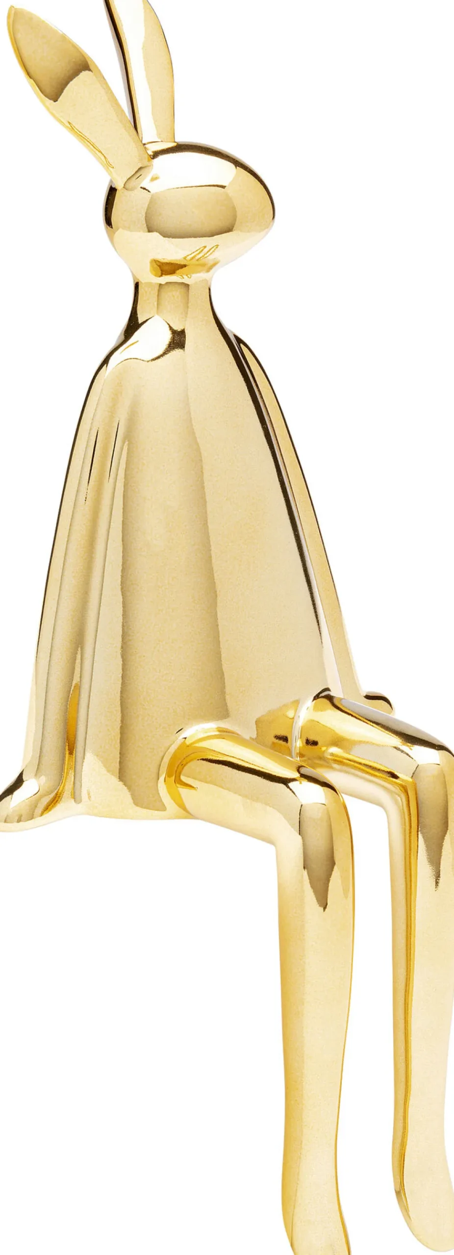 KARE Design Decofiguur Sitting Rabbit Gold 35cm Online