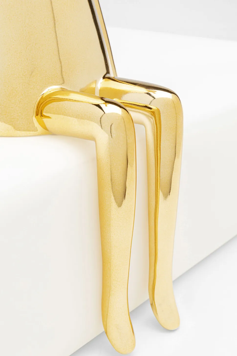 KARE Design Decofiguur Sitting Rabbit Gold 35cm Online