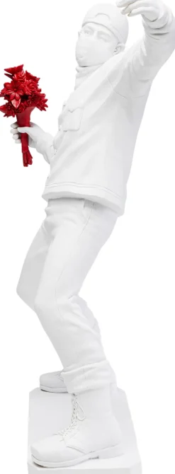 KARE Design Decofiguur Street Art Bouquet White 67cm Best