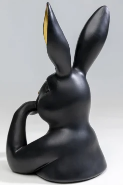 KARE Design Decofiguur Sweet Rabbit Black 31cm Clearance