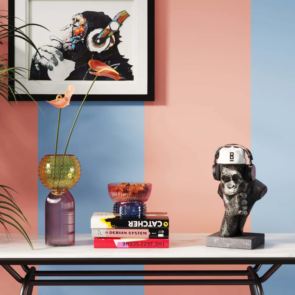 KARE Design Decofiguur Thinking Gorilla Head Cheap