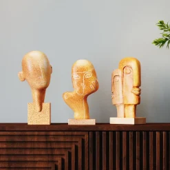 KARE Design Decofiguur Thought Brown 27cm Shop