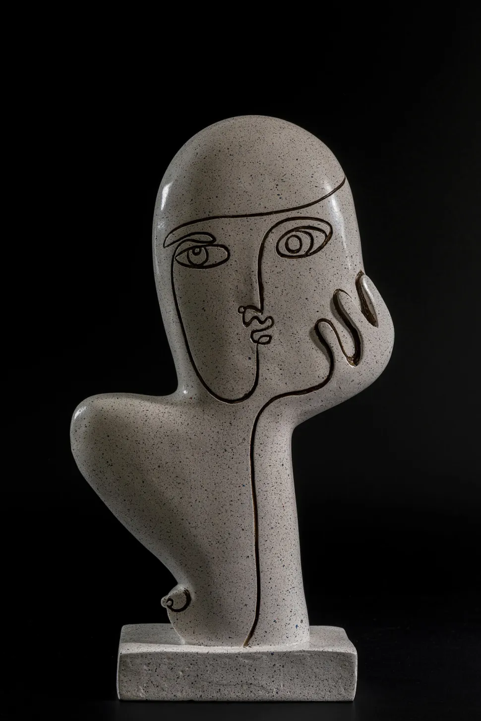 KARE Design Decofiguur Thought White 27cm Shop