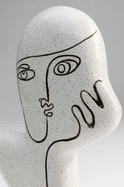 KARE Design Decofiguur Thought White 27cm Shop