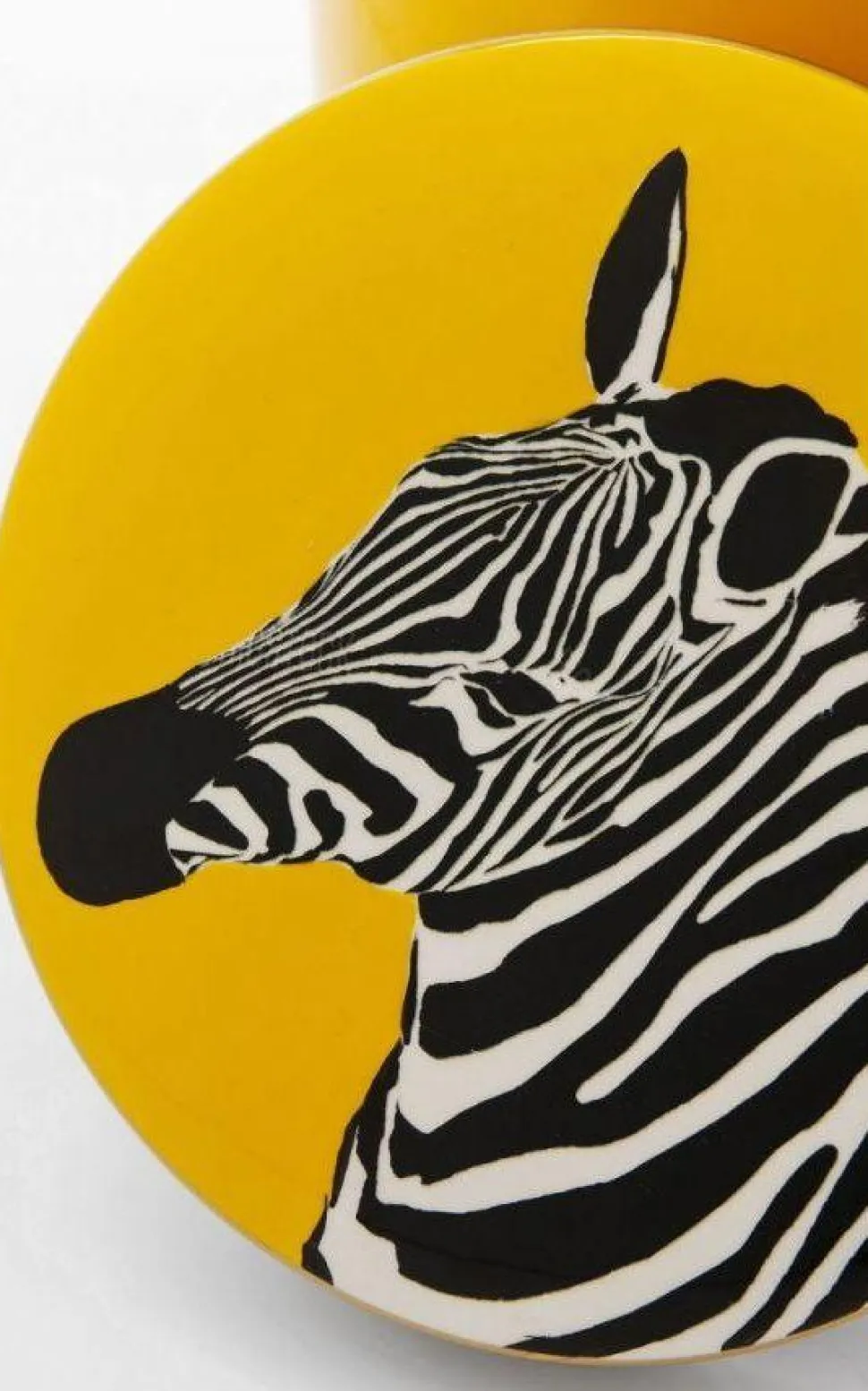 KARE Design Decoratiepot Zebra Geel 25cm Discount