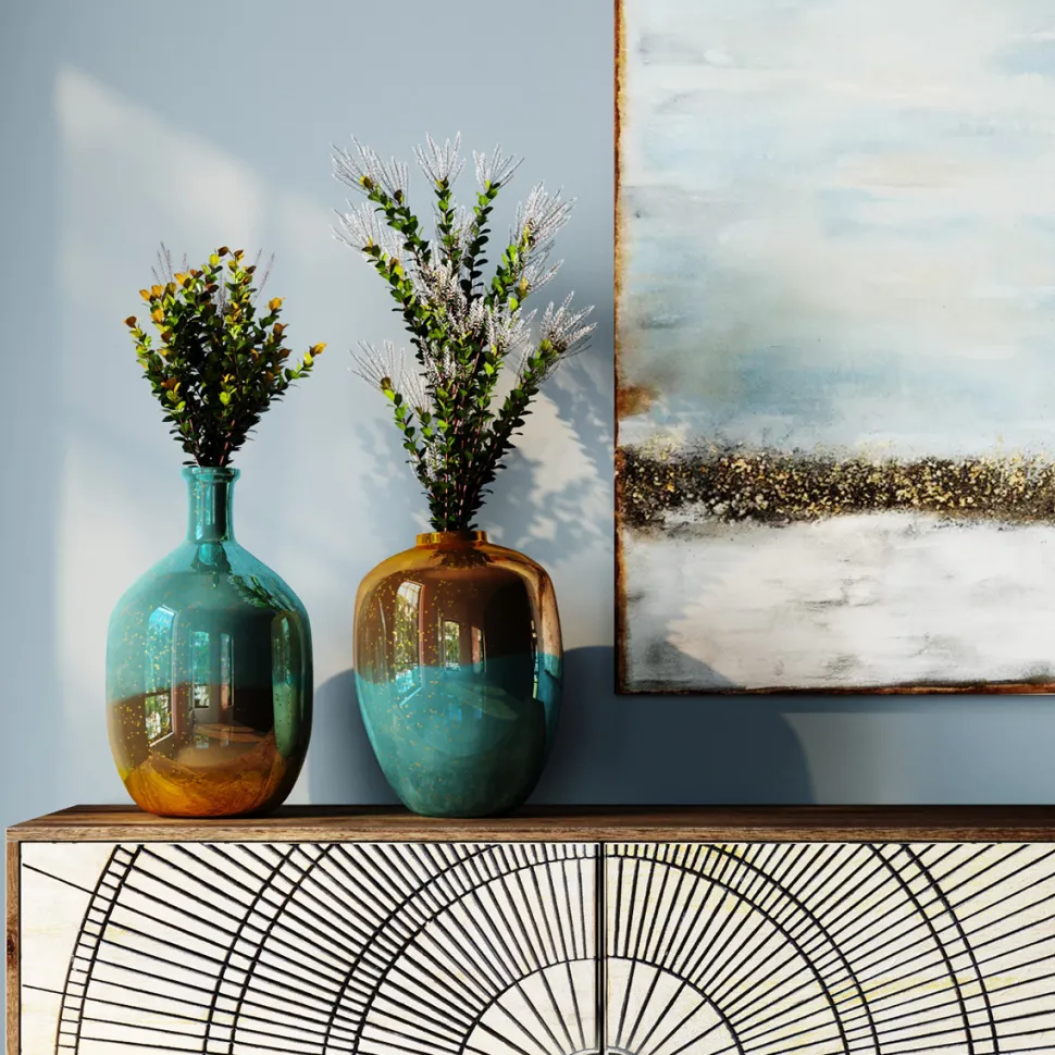 KARE Design Deco Vaas Lizy Shine Multi 50cm Sale