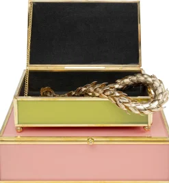 KARE Design Doos Neomi Green Pink (Set Van 2) Online