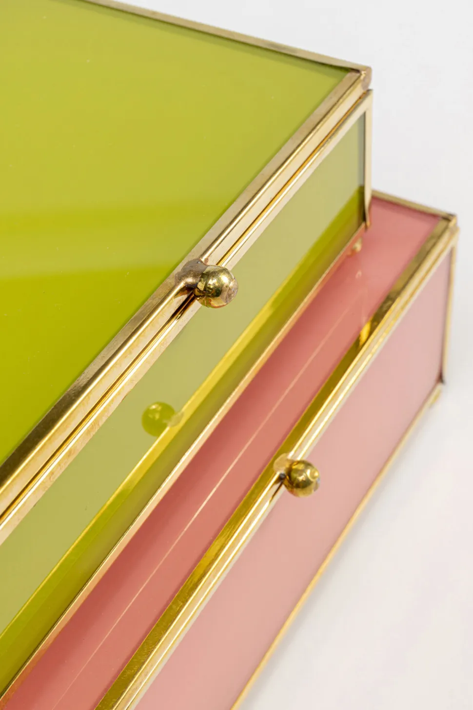 KARE Design Doos Neomi Green Pink (Set Van 2) Online