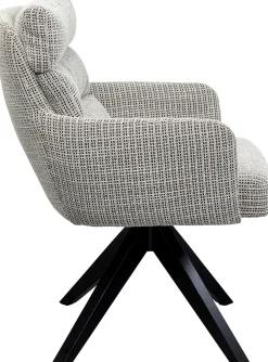 KARE Design Draaibare Fauteuil Bosse Black Cheap