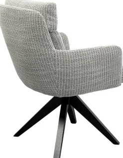 KARE Design Draaibare Fauteuil Bosse Black Cheap