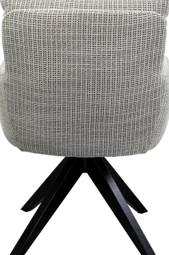 KARE Design Draaibare Fauteuil Bosse Black Cheap