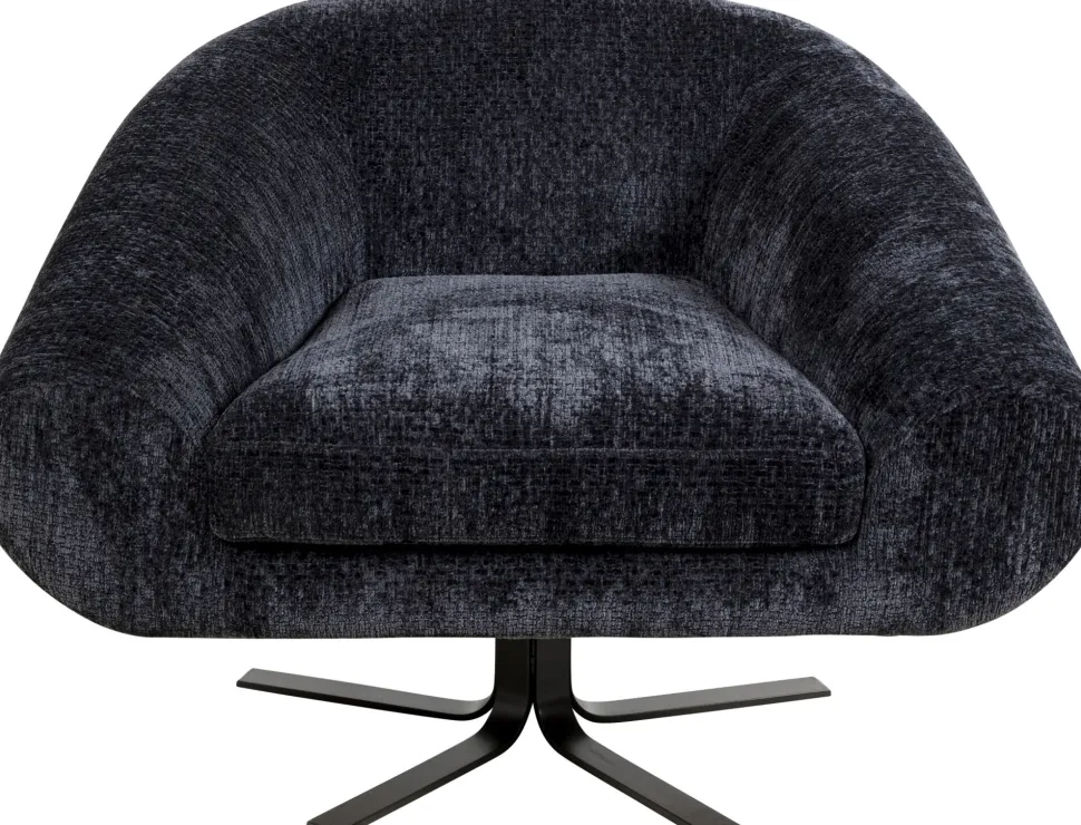 KARE Design Draaibare Fauteuil Ciao Midnight Clearance