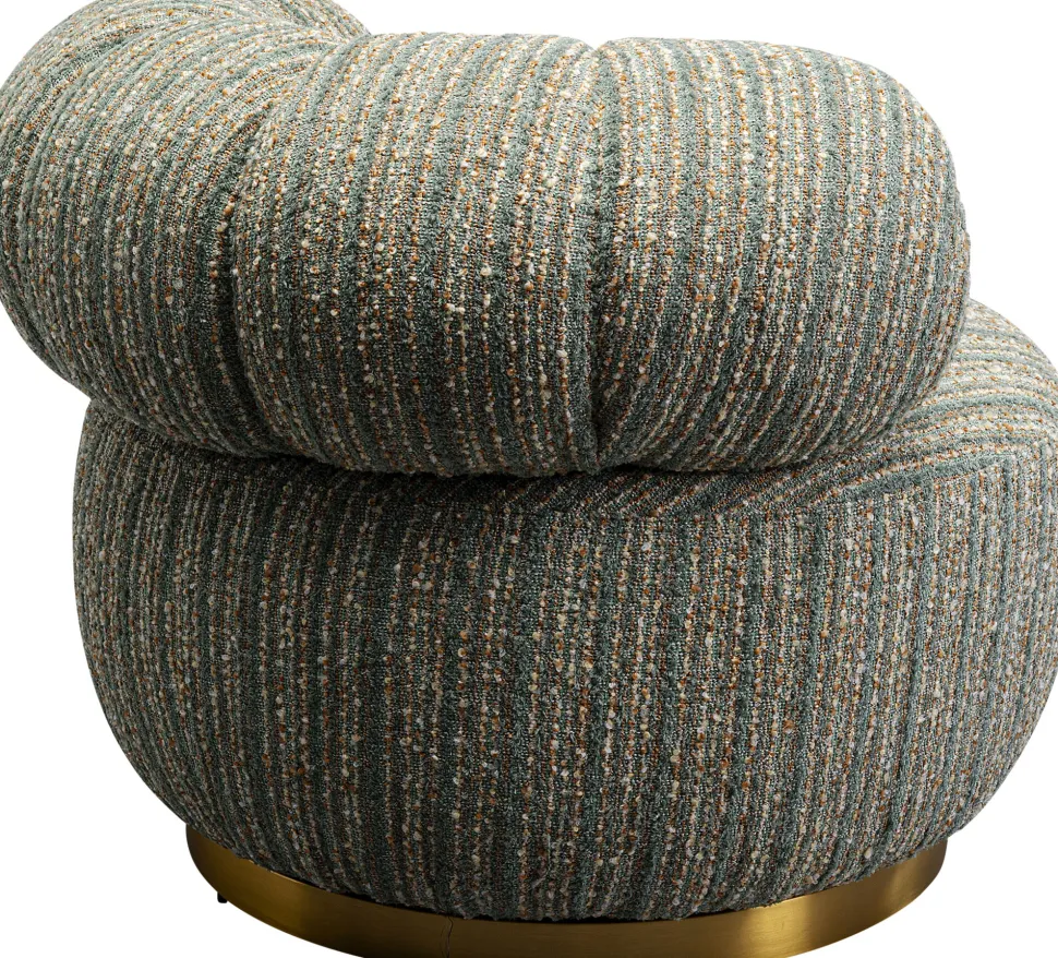 KARE Design Draaibare Fauteuil Couture Stripes Blue New