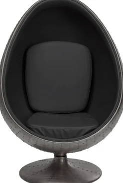 KARE Design Draaibare Fauteuil Eye Ball Graphit New
