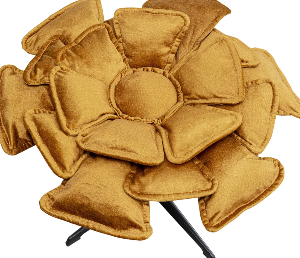 KARE Design Draaibare Fauteuil + Hocker Blossom Flash Sale