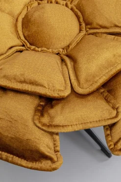 KARE Design Draaibare Fauteuil + Hocker Blossom Flash Sale