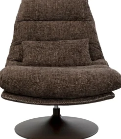 KARE Design Draaibare Fauteuil + Hocker Montreal Cheap