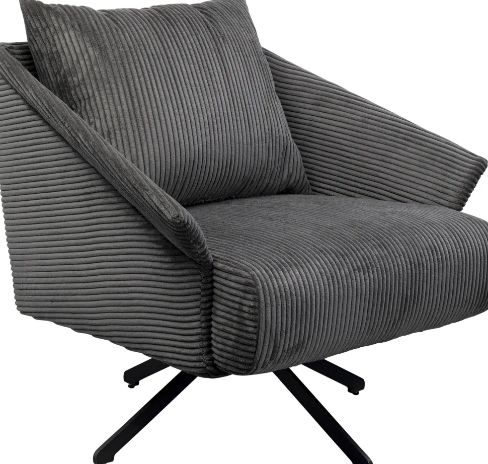 KARE Design Draaibare Fauteuil Milo Grey Online