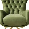 KARE Design Draaifauteuil Bellissima Velvet Green New
