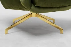 KARE Design Draaifauteuil Bellissima Velvet Green New