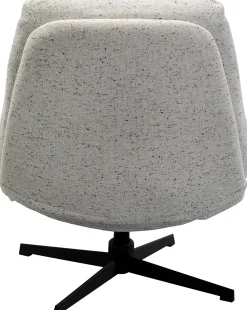 KARE Design Draaifauteuil + Hocker Columbia Best