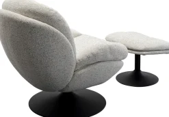 KARE Design Draaifauteuil + Kruk Standford Outlet