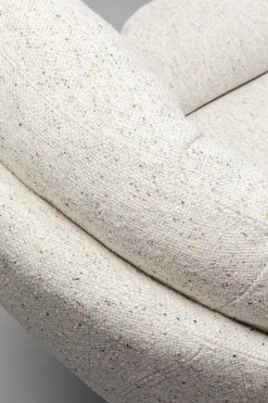 KARE Design Draaifauteuil + Kruk Standford Outlet