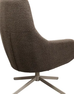 KARE Design Draaifauteuil Mimi Grijs Hot