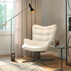 KARE Design Draaifauteuil Oscar Boucle Cream Sale