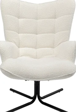 KARE Design Draaifauteuil Oscar Boucle Cream Sale