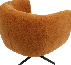 KARE Design Draaifauteuil Peony Fuzzy Brown Flash Sale