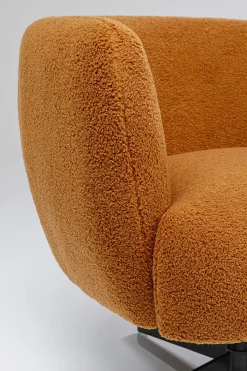 KARE Design Draaifauteuil Peony Fuzzy Brown Flash Sale