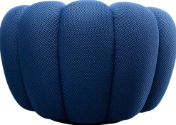 KARE Design Draaifauteuil Peppo Bloom Blue Fashion