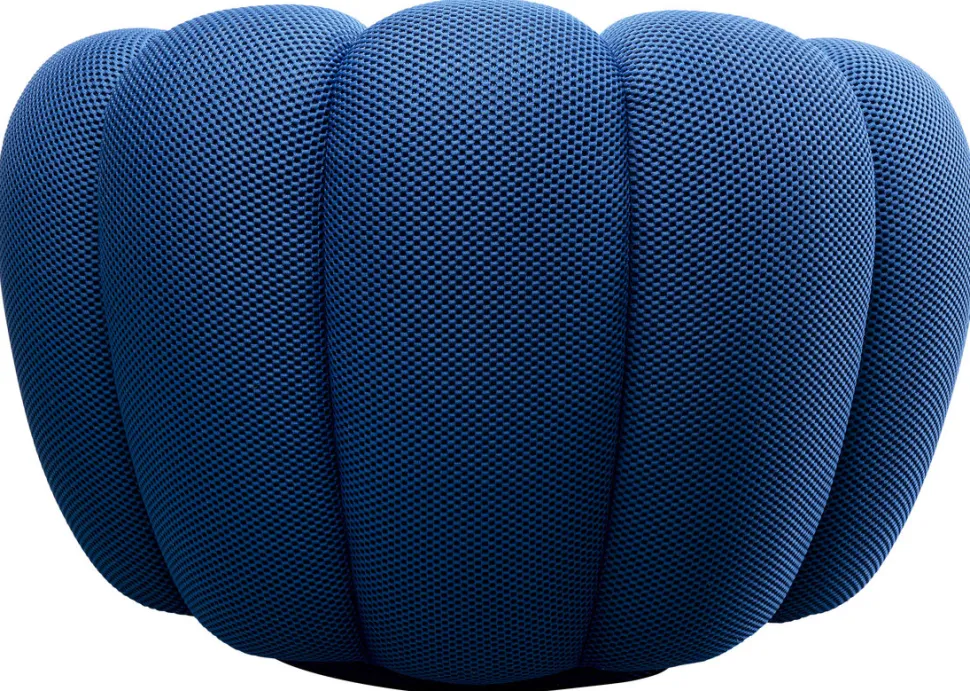 KARE Design Draaifauteuil Peppo Bloom Blue Fashion